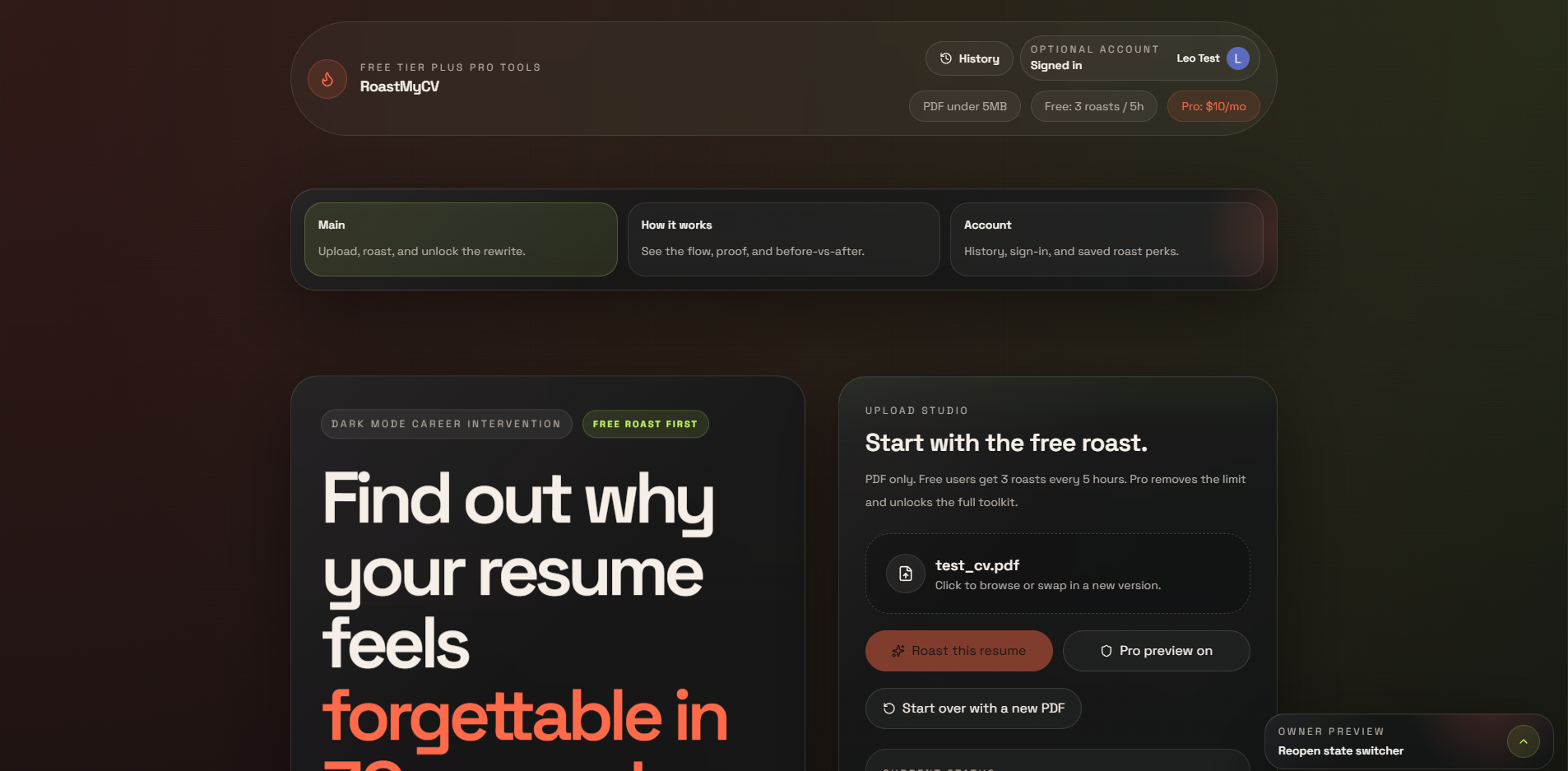 RoastMyCV gallery image