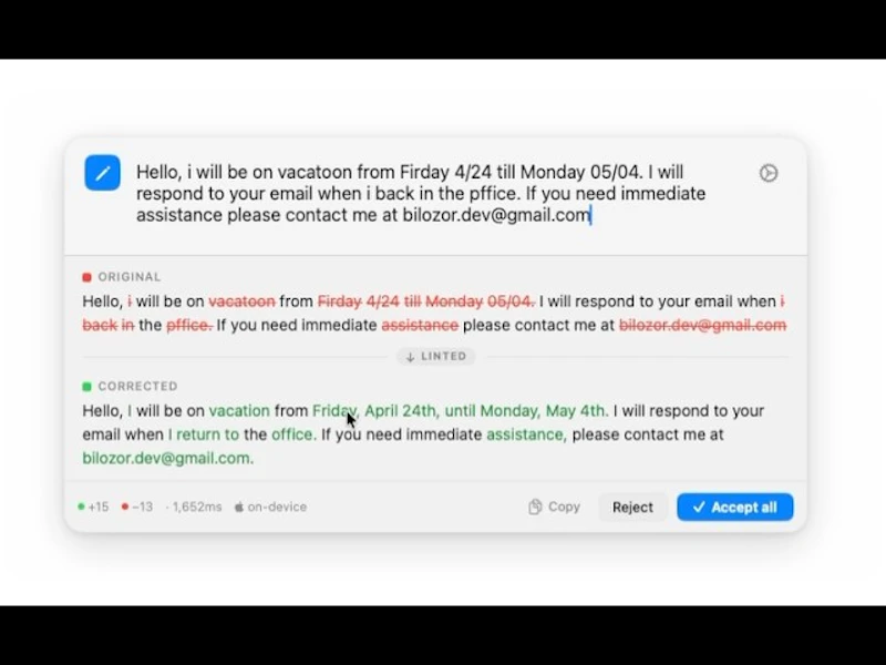 Write Lint screenshot 1 (video preview)