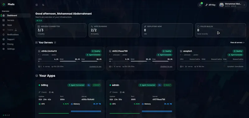 Phelix screenshot 2