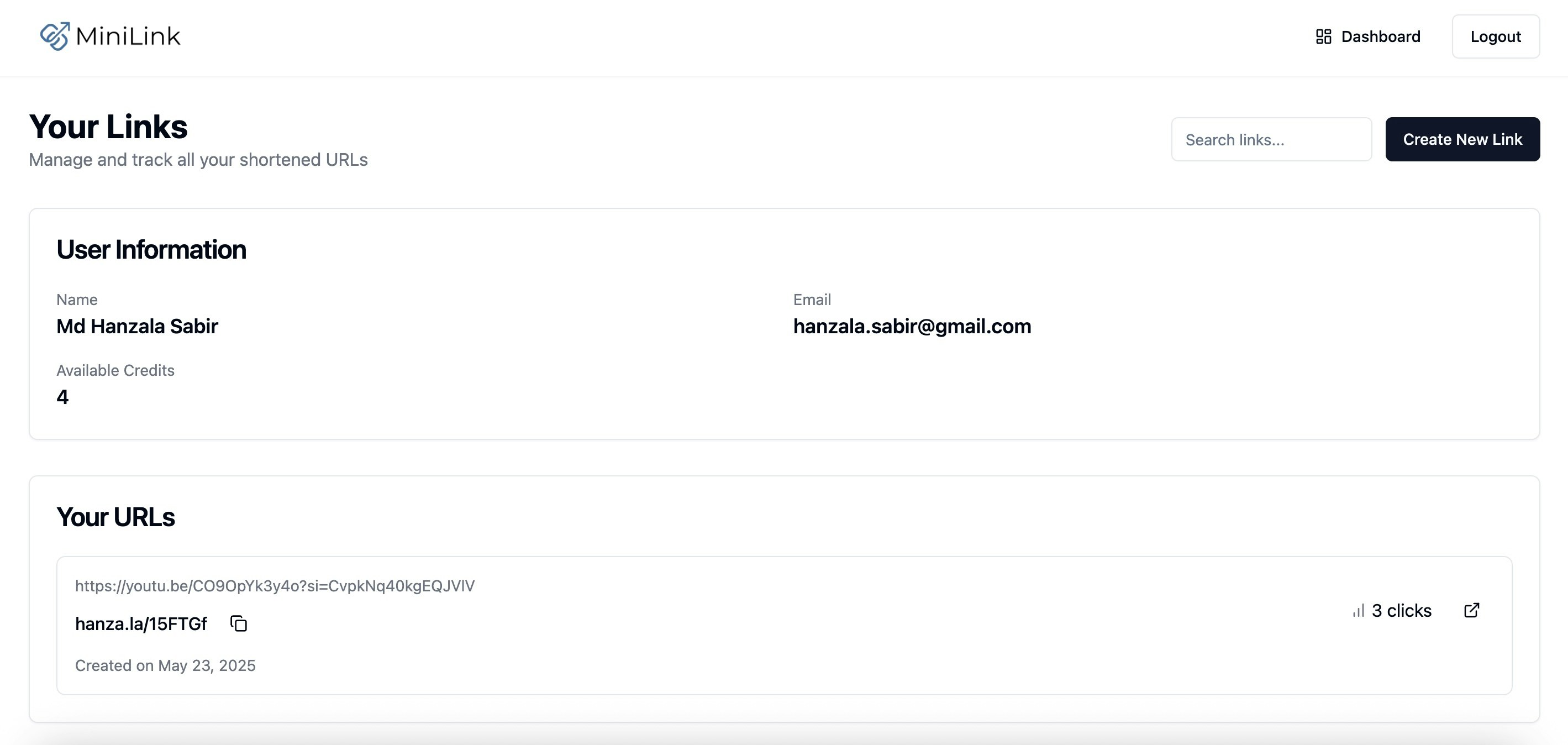 minilink - เว็บไซต์ตัวย่อ URL แบบโอเพนซอร์ซพร้อมการคลิกที่ติดตามได้ media 2