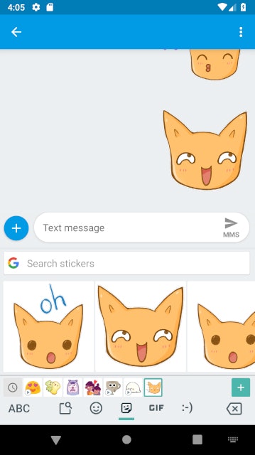 Himi the Cat Stickers for GBoard gallery image