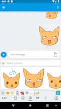 Himi the Cat Stickers for GBoard gallery image