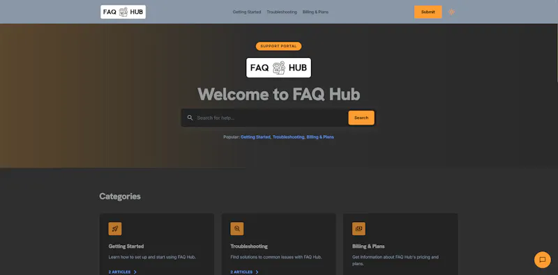 FAQ Hub screenshot 3