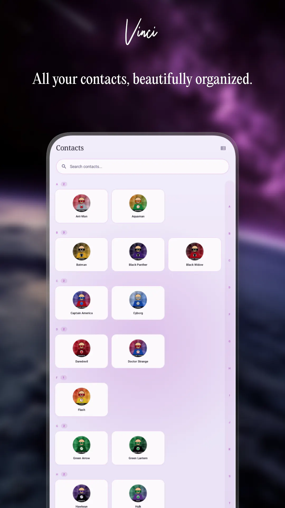 Vinci - A Personal CRM using Nextcloud gallery image