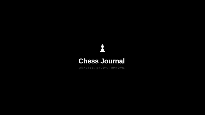 Chess Journal screenshot 1 (video preview)