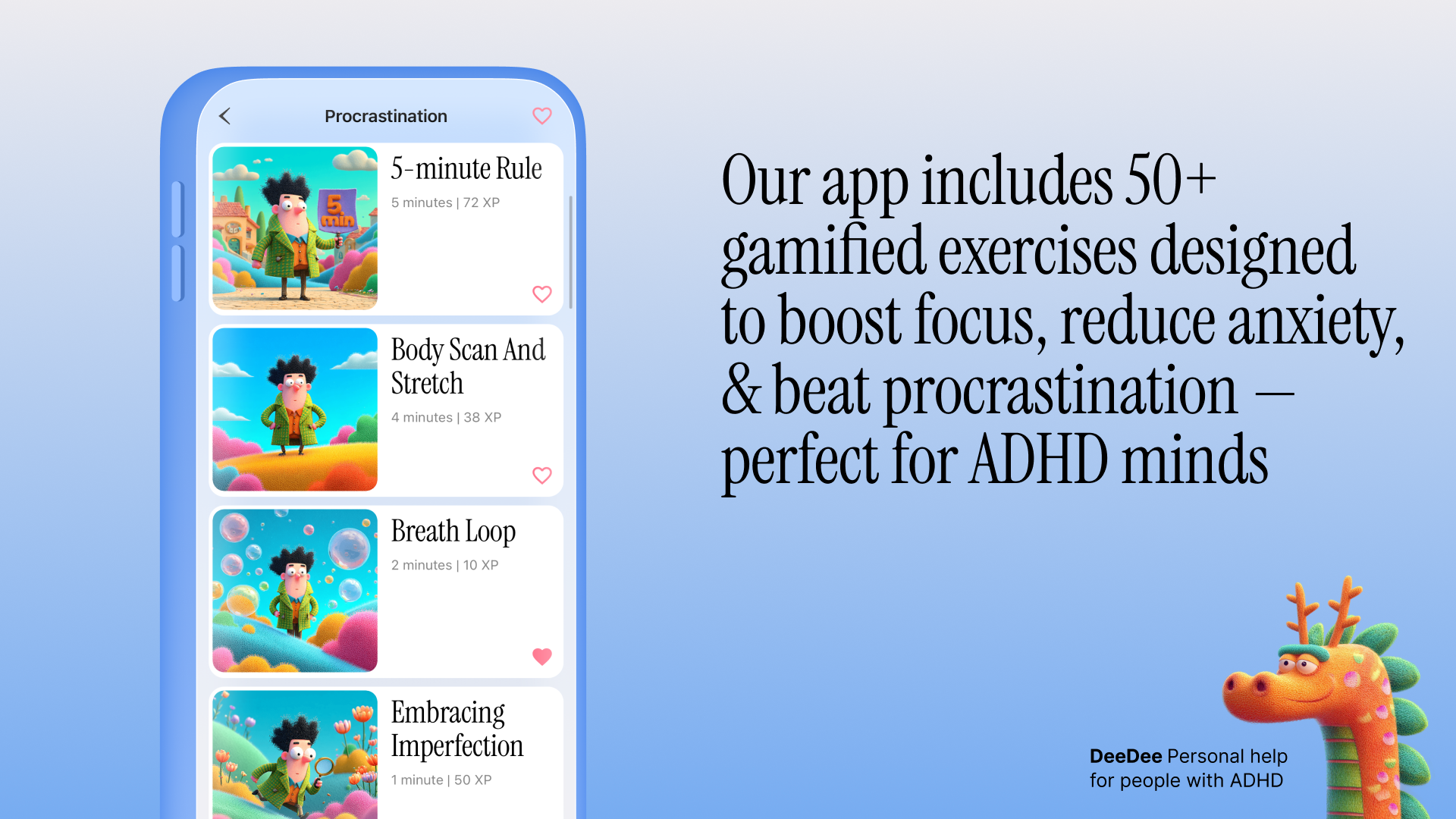 Deedee - ADHD personal helper - Screenshot 2 showing product features and functionality
