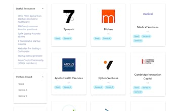 HealthTech Investors List gallery image