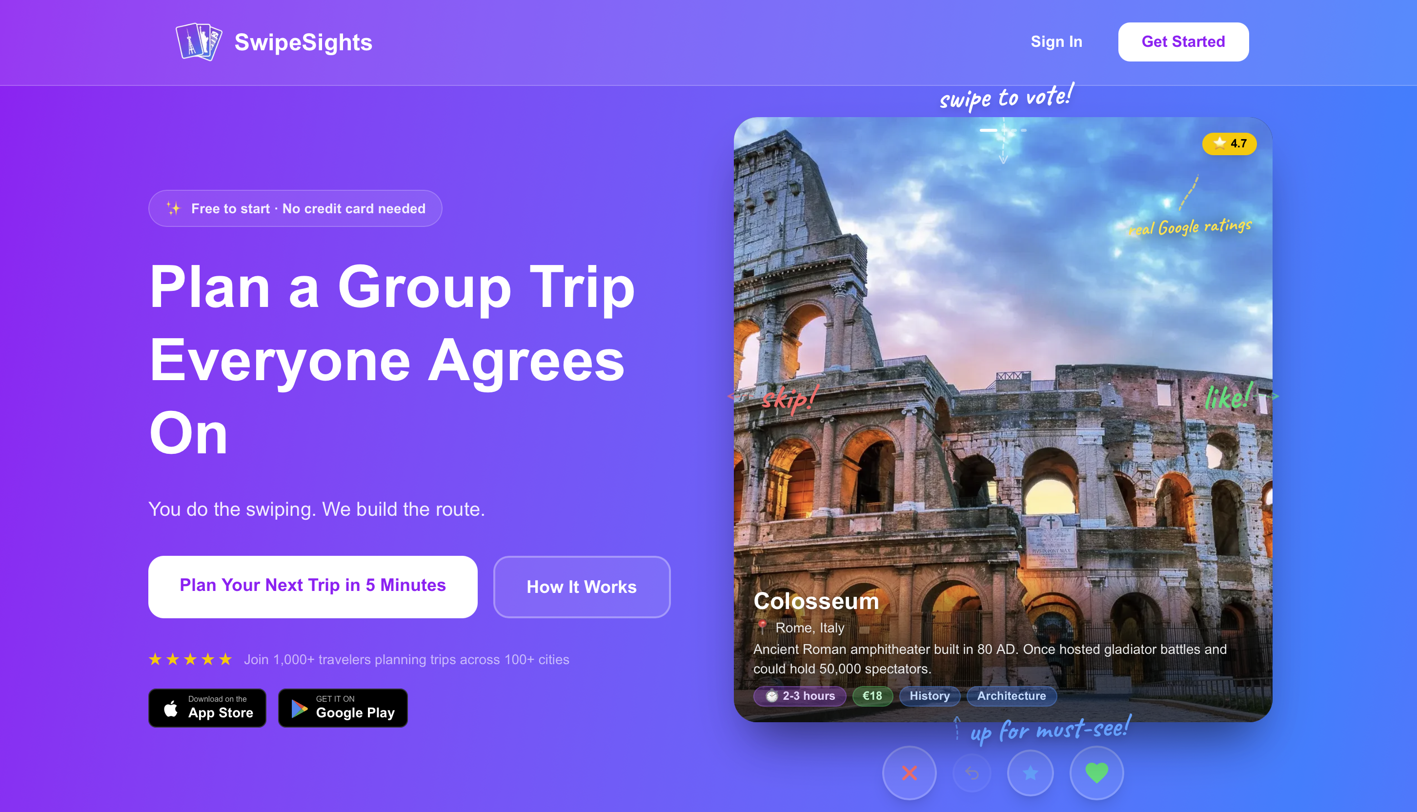 SwipeSights gallery image