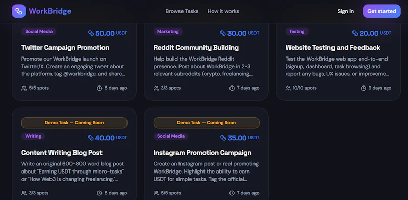 WorkBridge  screenshot 2