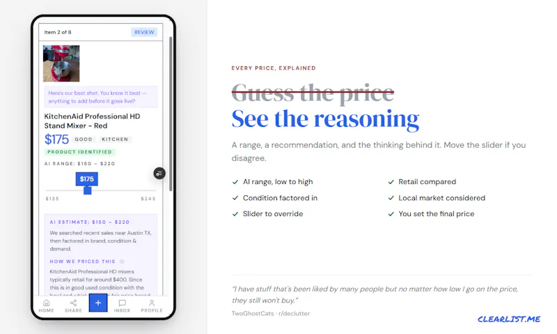 ClearList.me screenshot 4