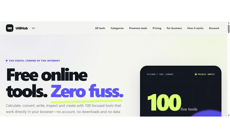 UtilHub screenshot 1