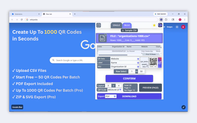 QR Machine - Bulk QR Code Generator screenshot 3