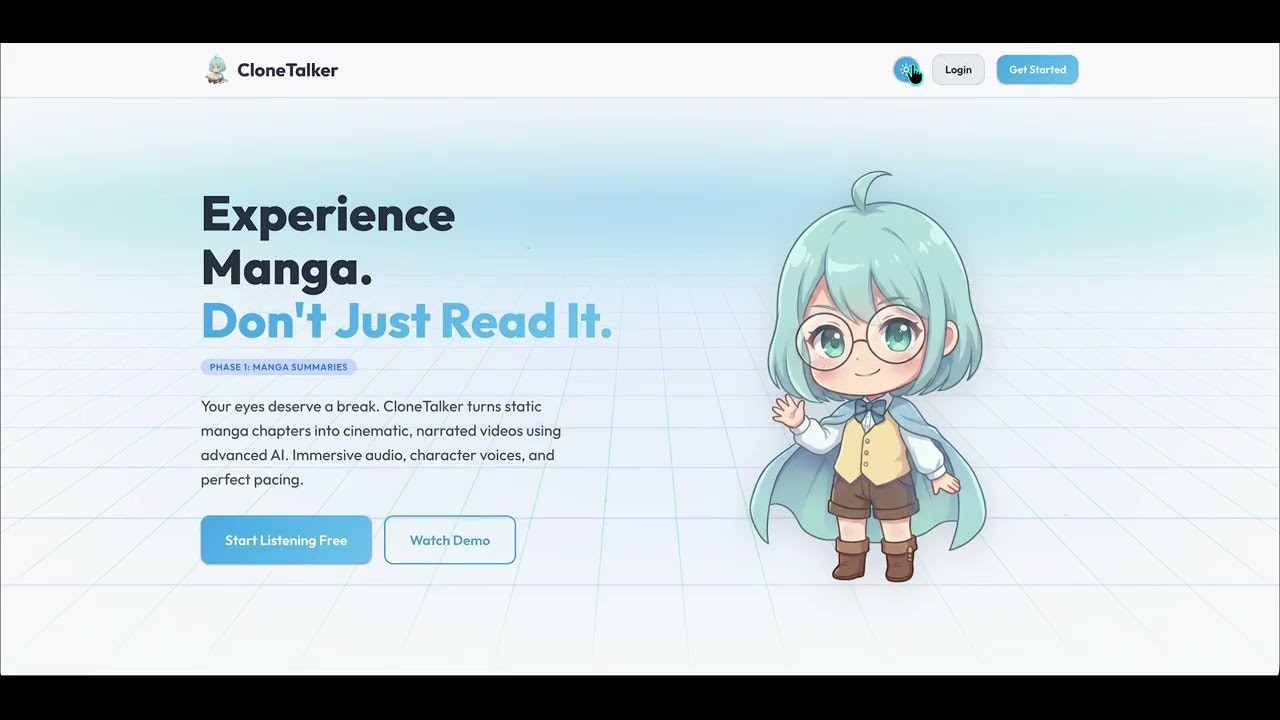 CloneTalker — Manga to Video gallery image