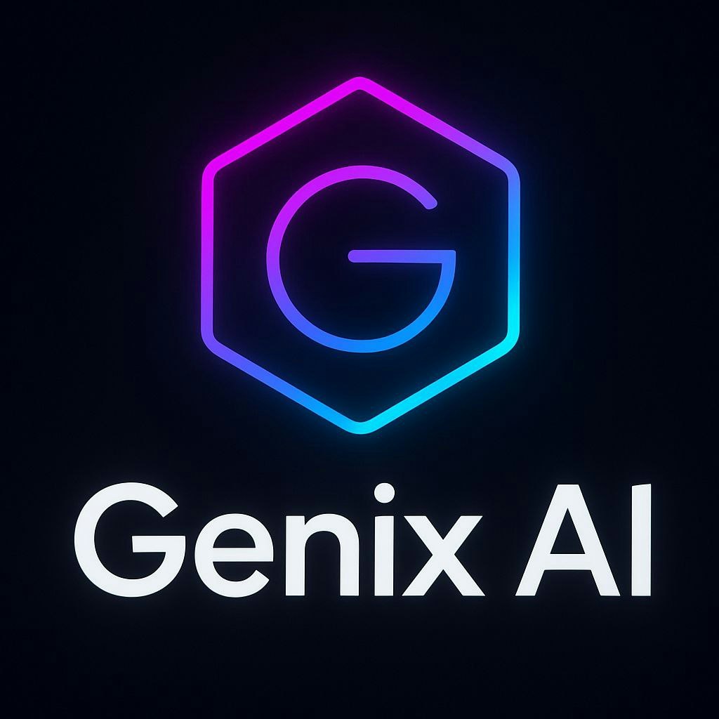Genix Tools — Free Online Utility Tools - Product Hunt launch logo and brand identity