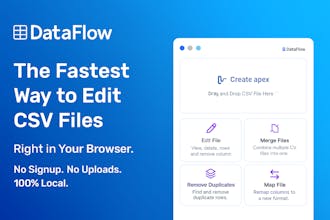 DataFlow CSV Editor gallery image