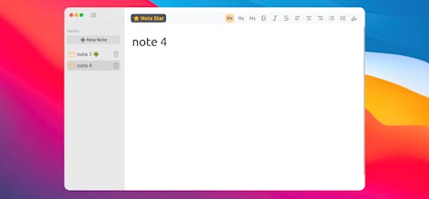 Note Star gallery image