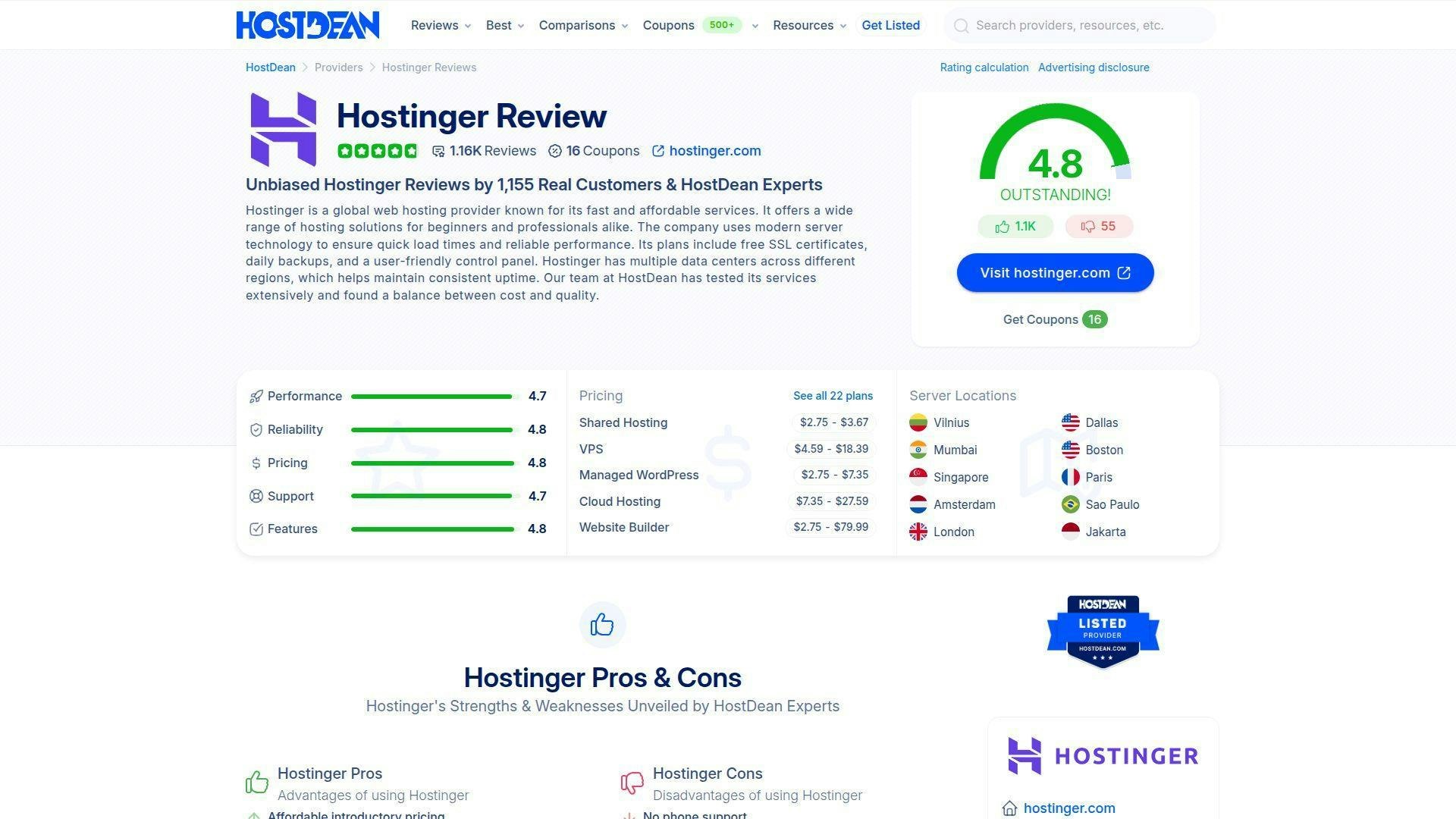 HostDean gallery image