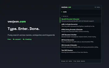 VeoJSON – 44+ Developer Micro-Tools gallery image