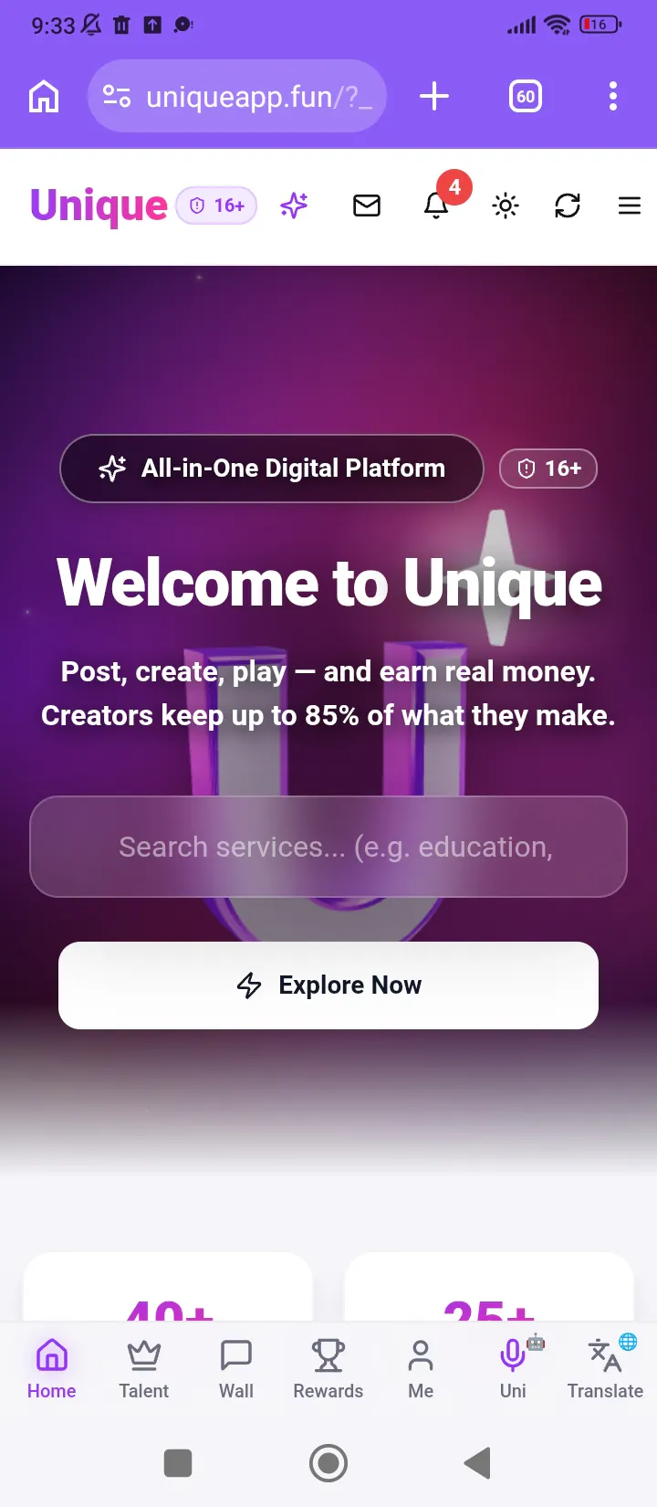 Unique - all in one app gallery image