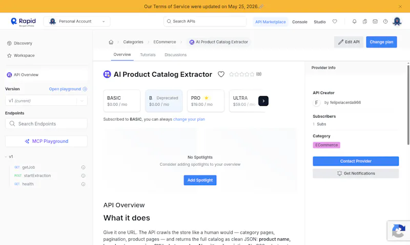 AI Product Catalog Extractor screenshot 2