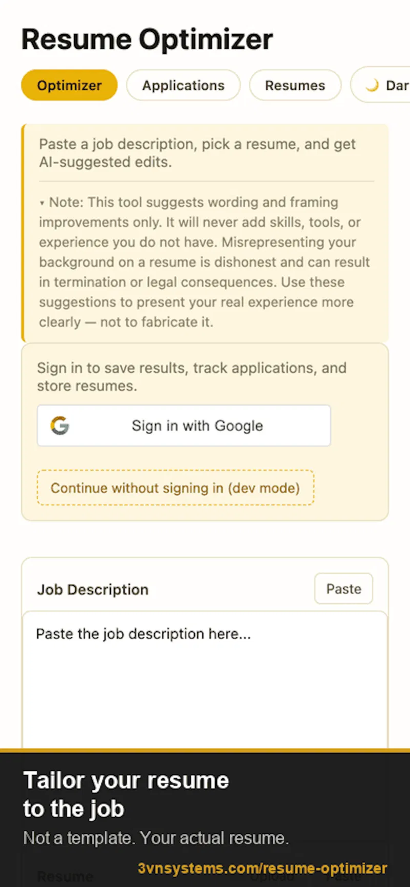 Resume Optimizer screenshot 4