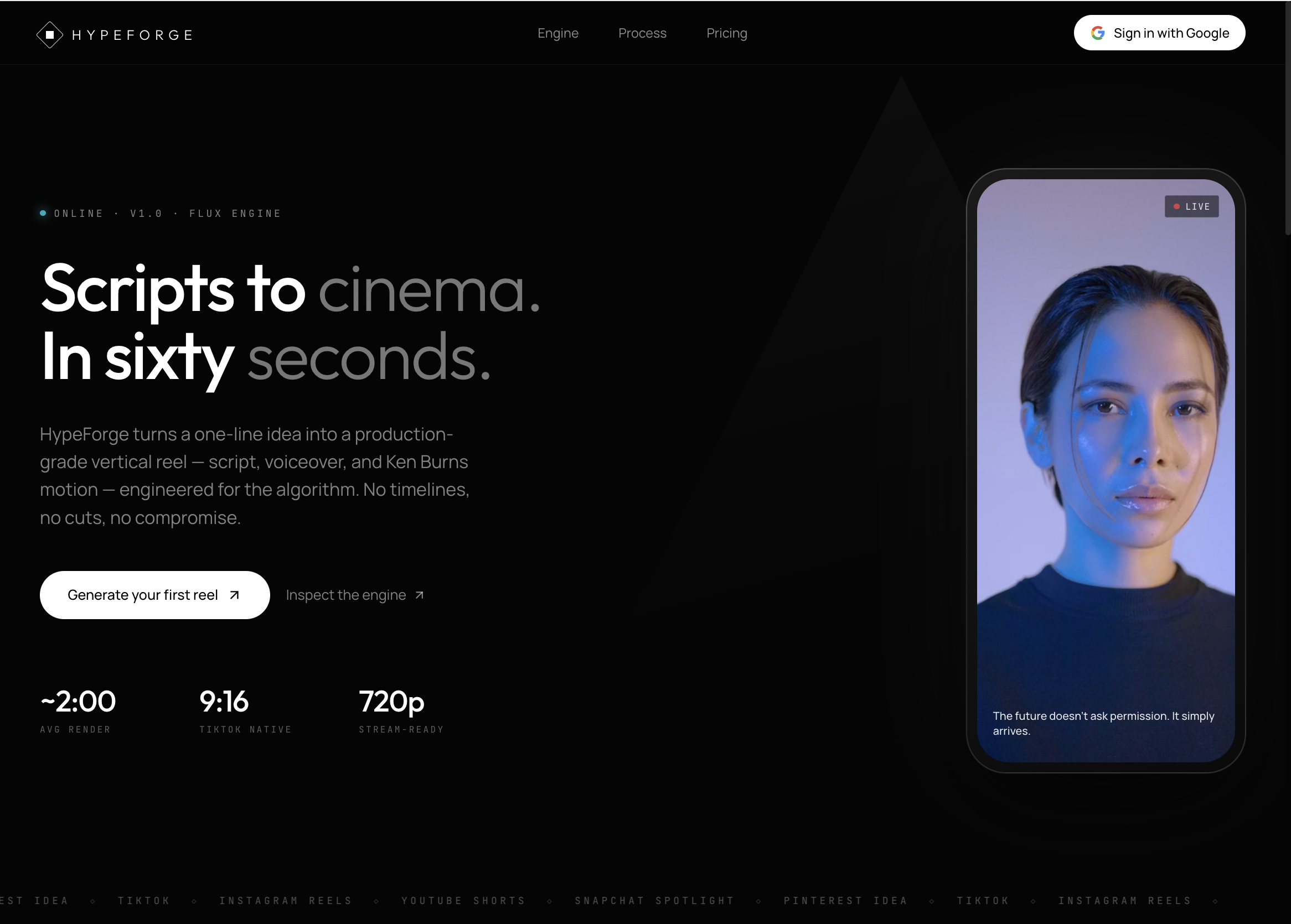 Hypeforge — Turn ideas into viral videos gallery image