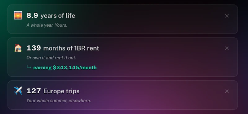 tradeoff.life-Every habit is a tradeoff screenshot 3