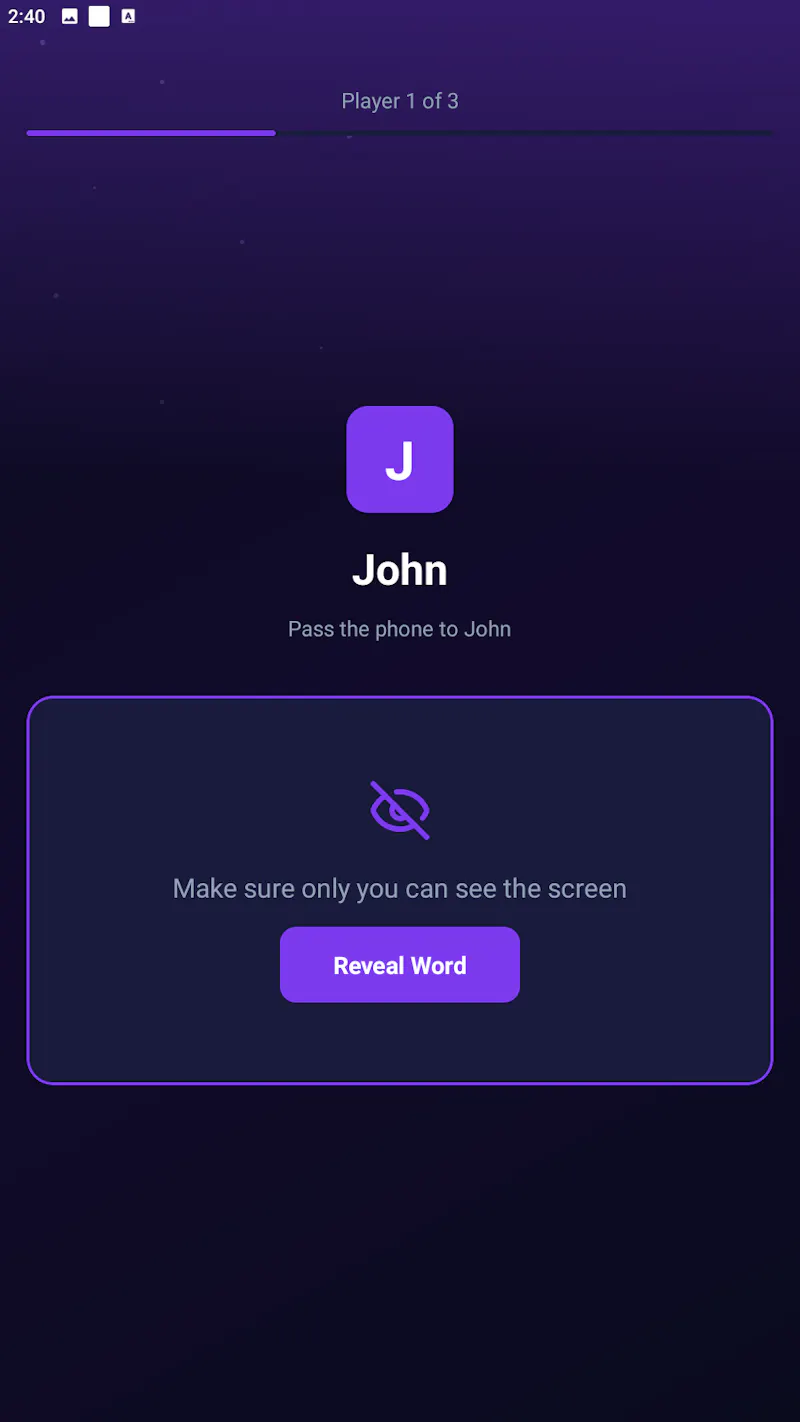 Imposter Fun Party Game screenshot 1