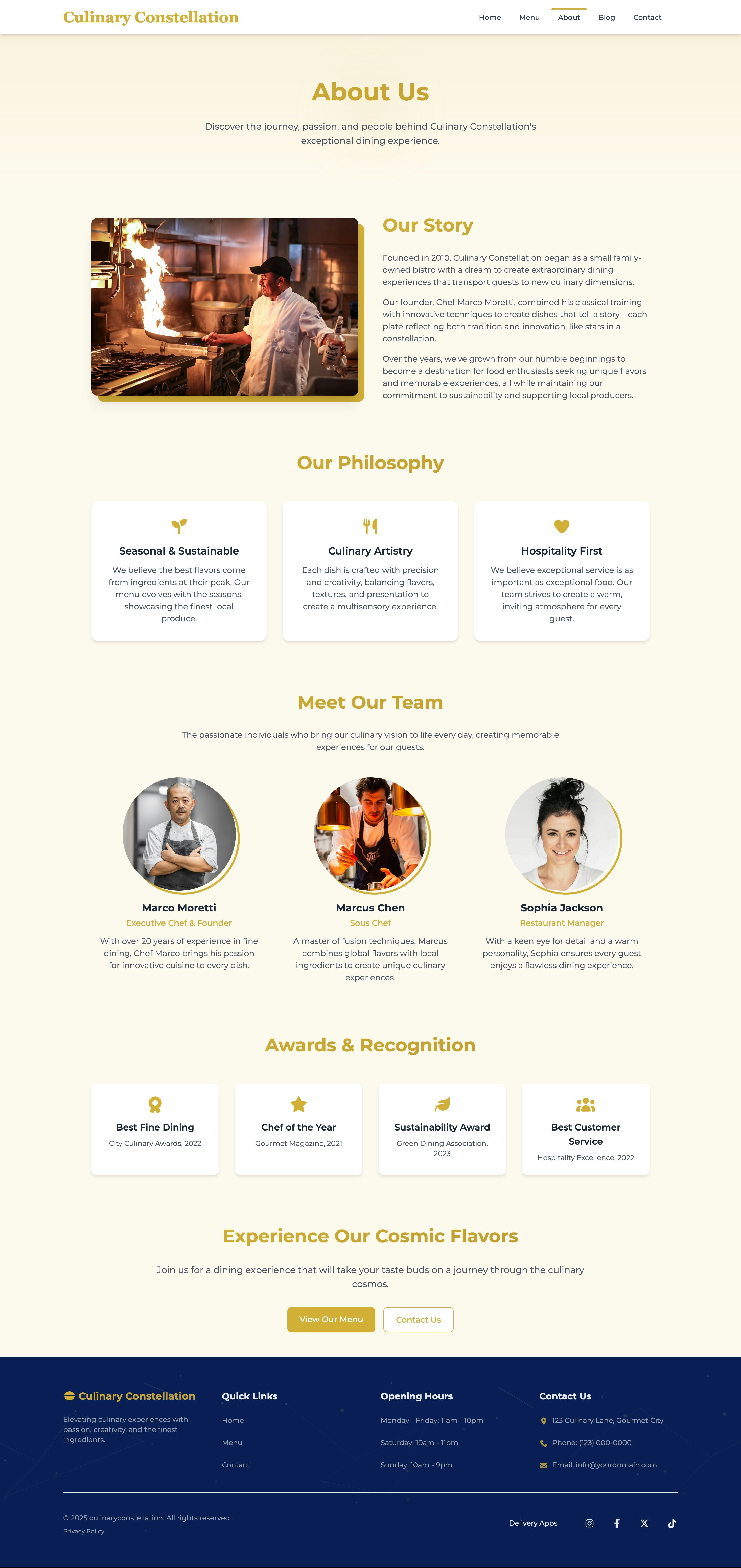 Culinary Constellation gallery image