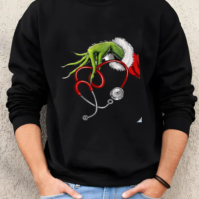 Christmas Nurse Funny Medical Sweatshirt screenshot 1