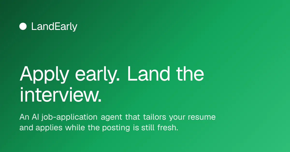 LandEarly screenshot 1