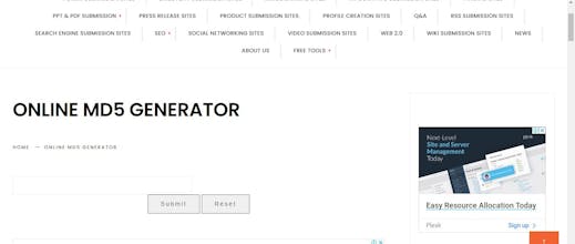 ONLINE MD5 GENERATOR gallery image