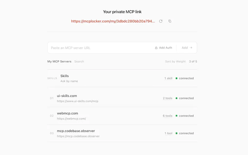 MCP Locker screenshot 2