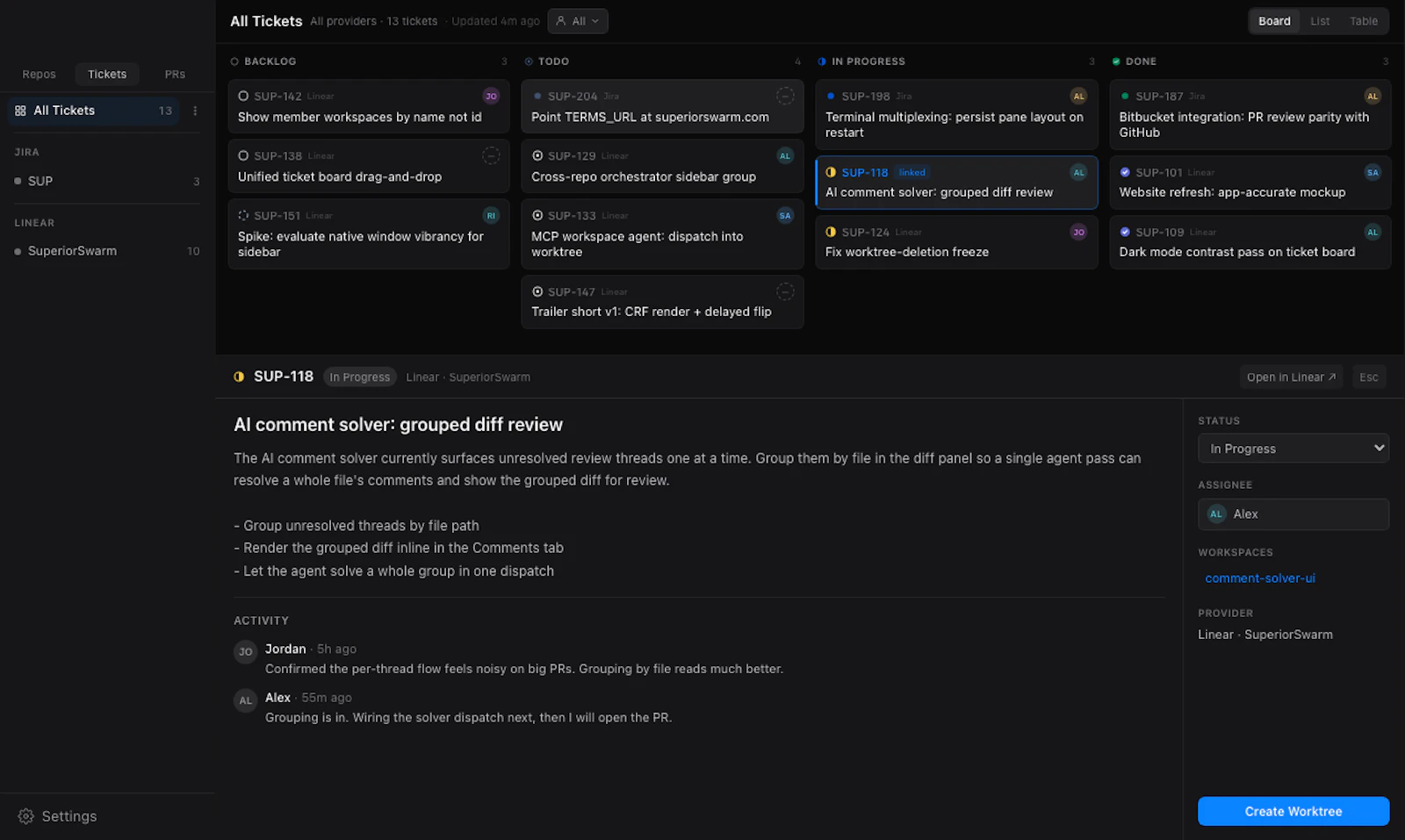 SuperiorSwarm screenshot 3