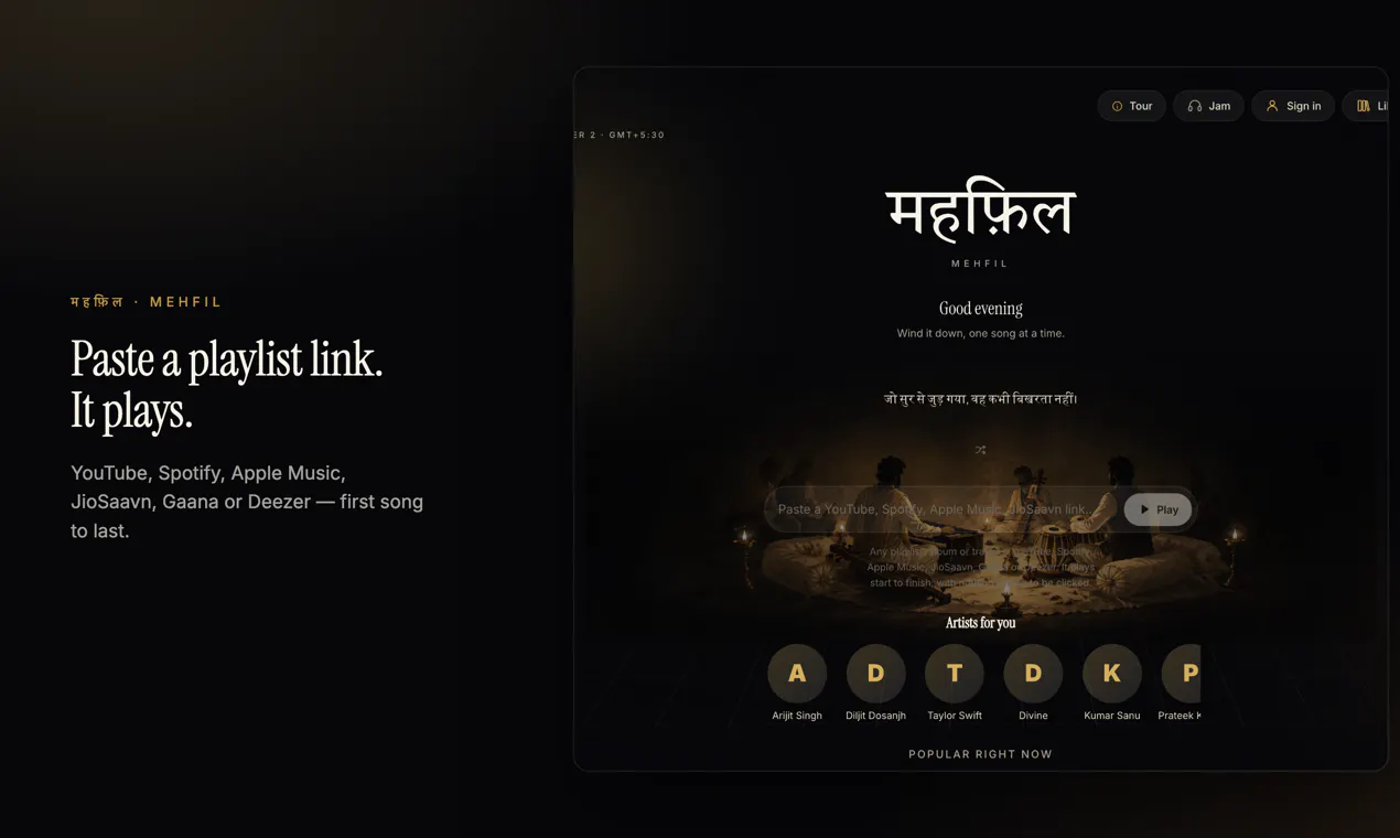 Mehfil gallery image