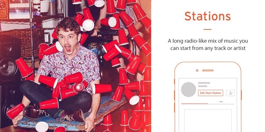 SoundCloud Artists and Tracks stations