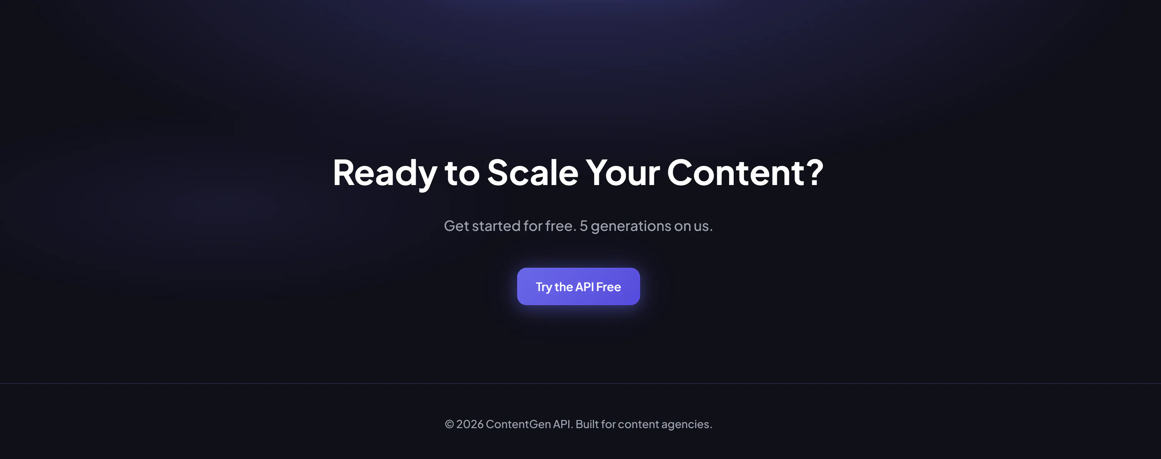 	ContentGen API gallery image
