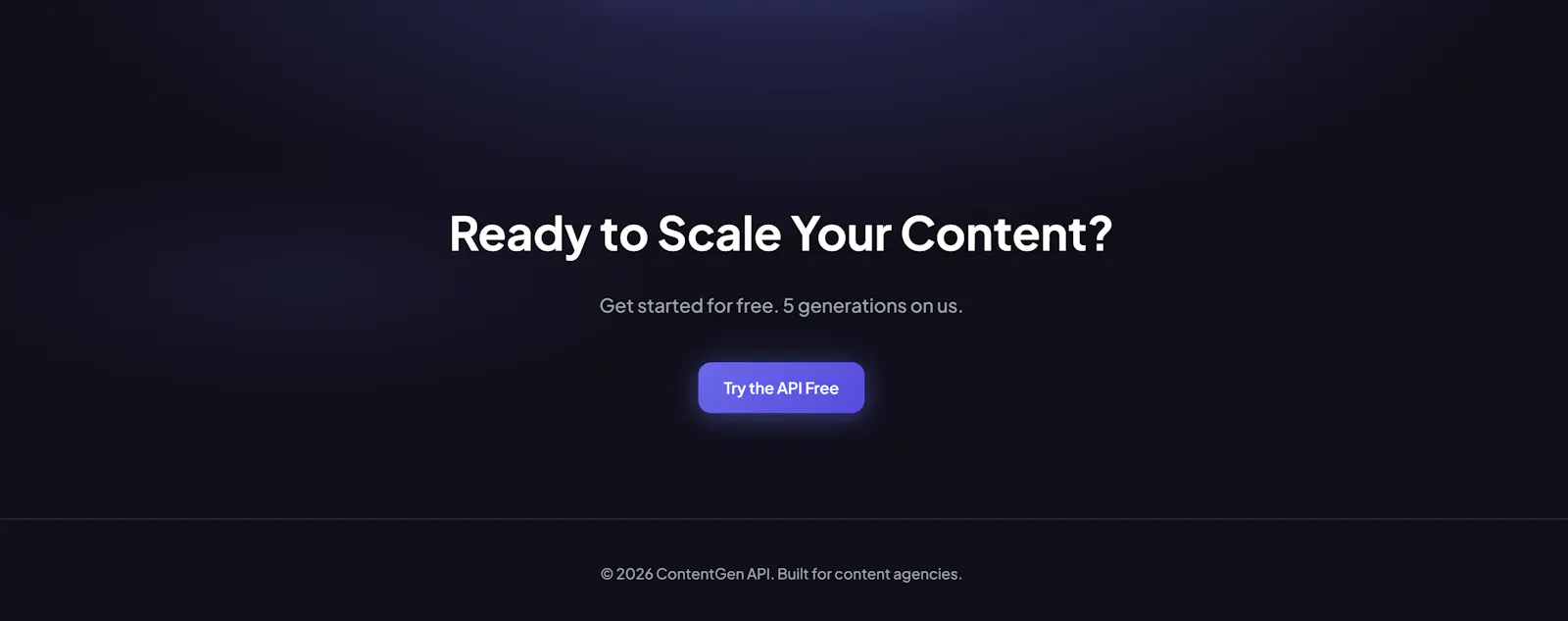 	ContentGen API screenshot 5