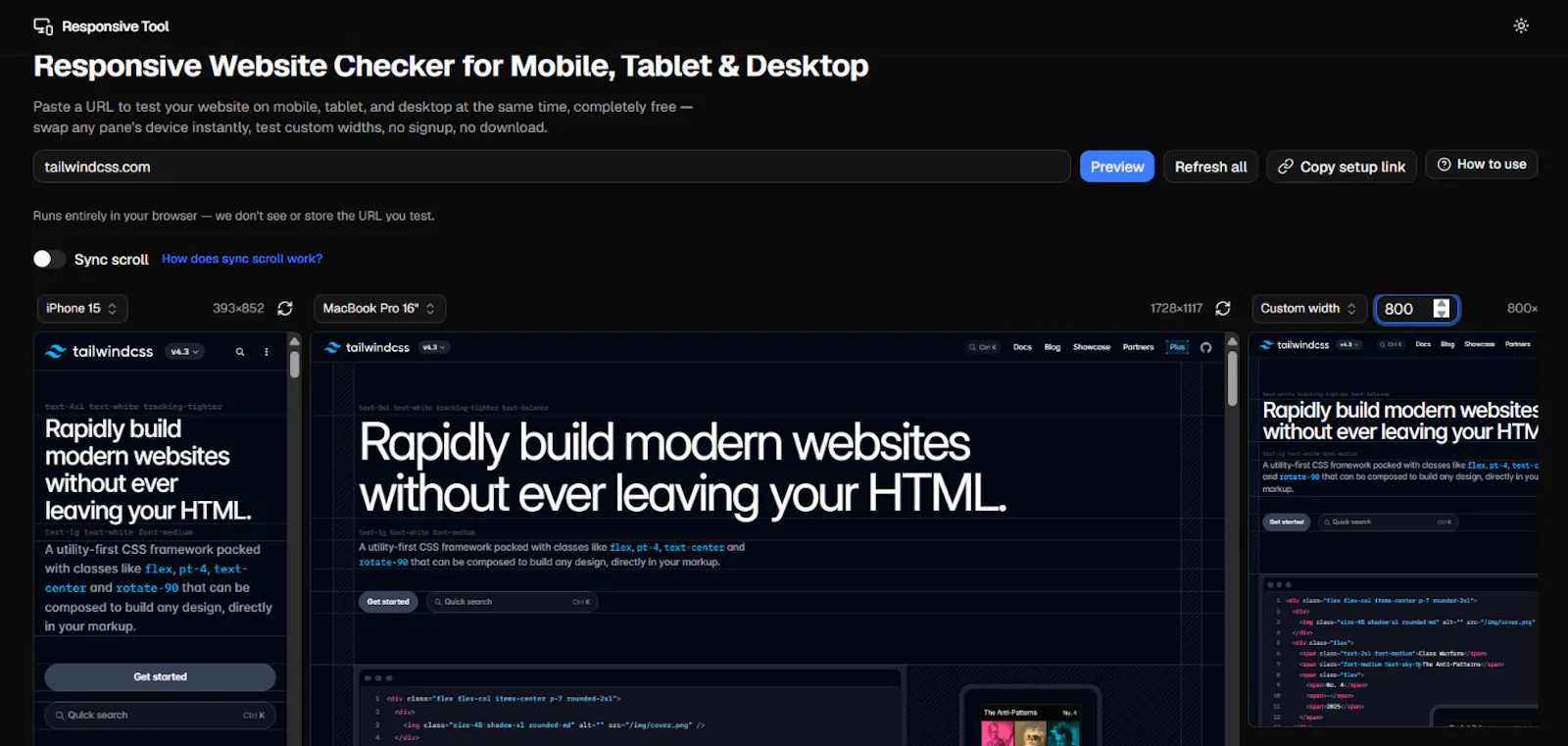Responsive Tool screenshot 5