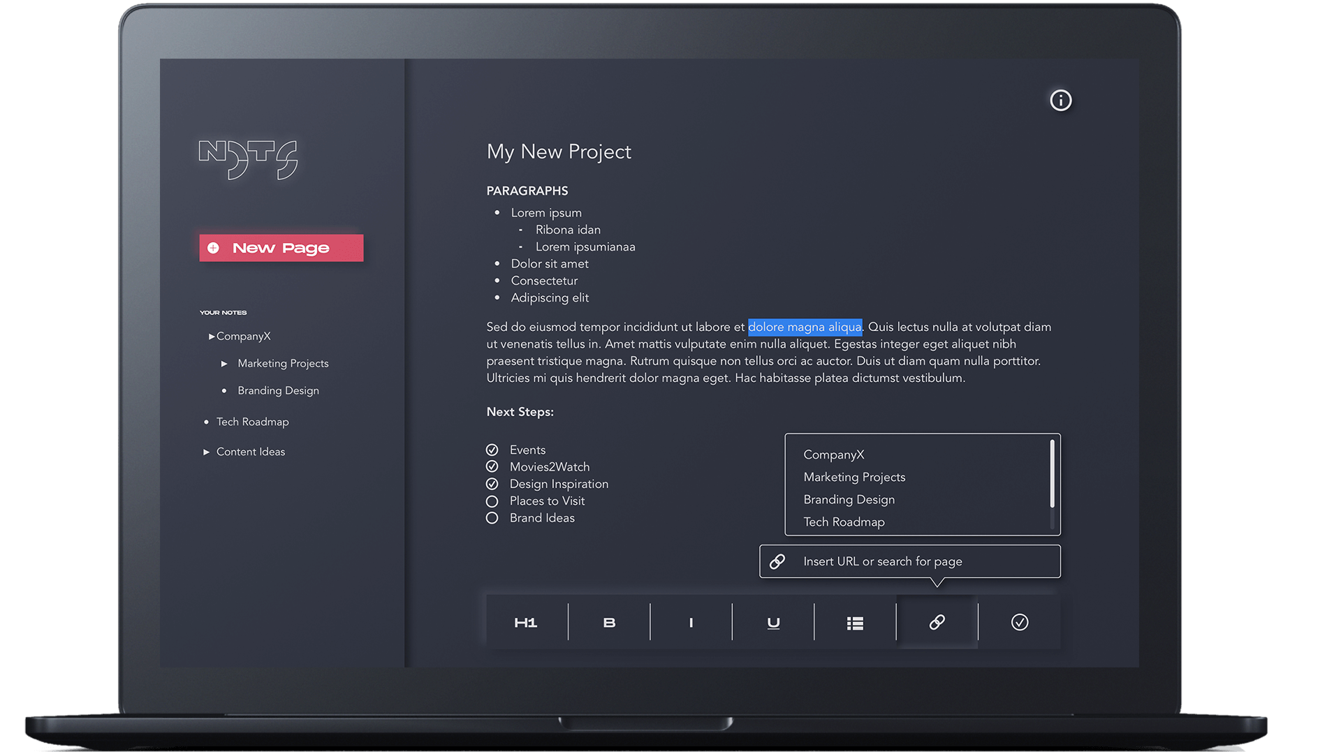 Nots A free beautifully designed notetaking app for your desktop