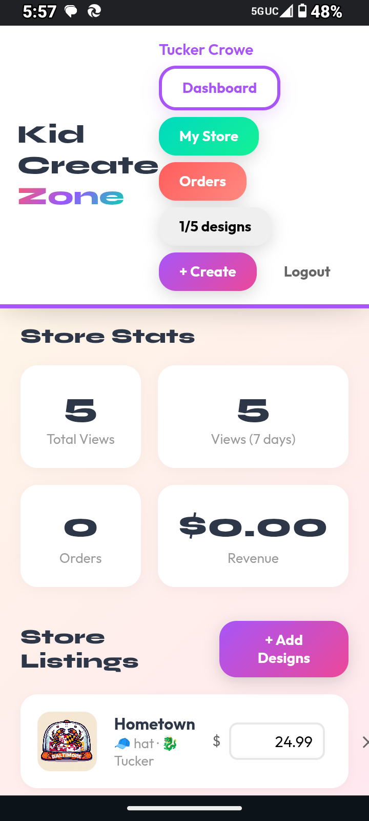 Kid Create Zone gallery image