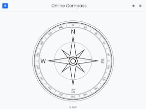 Online compass in your browser gallery image