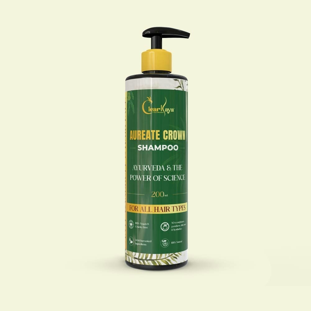 ClearKaya Aureate Shampoo - Product Hunt launch logo and brand identity
