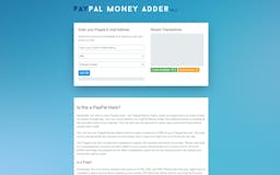 Paypal Money Adder 10K Free Generator media 1