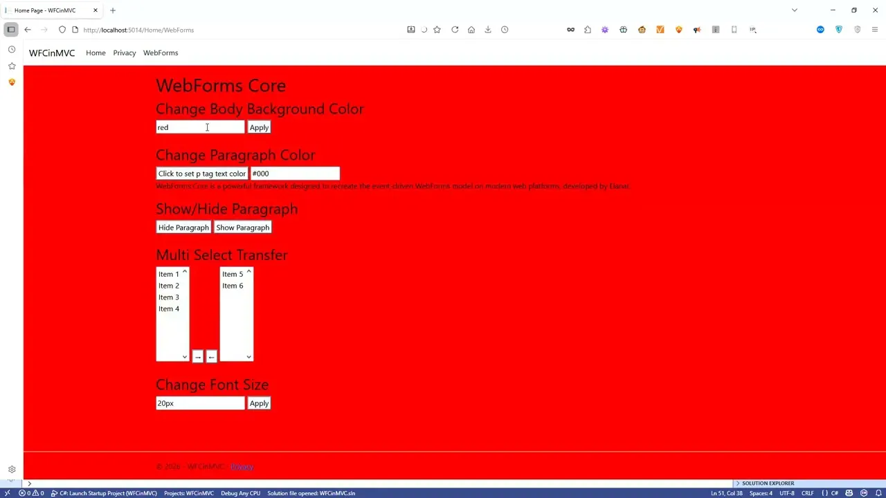 WebForms Core gallery image
