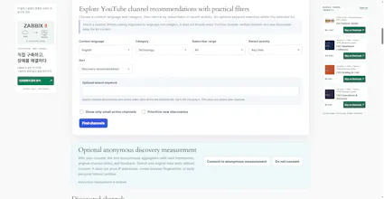 Creator Channel Finder gallery image