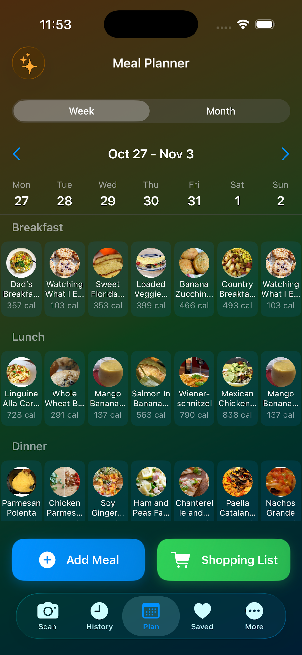 AI food scanner and recipe provider gallery image