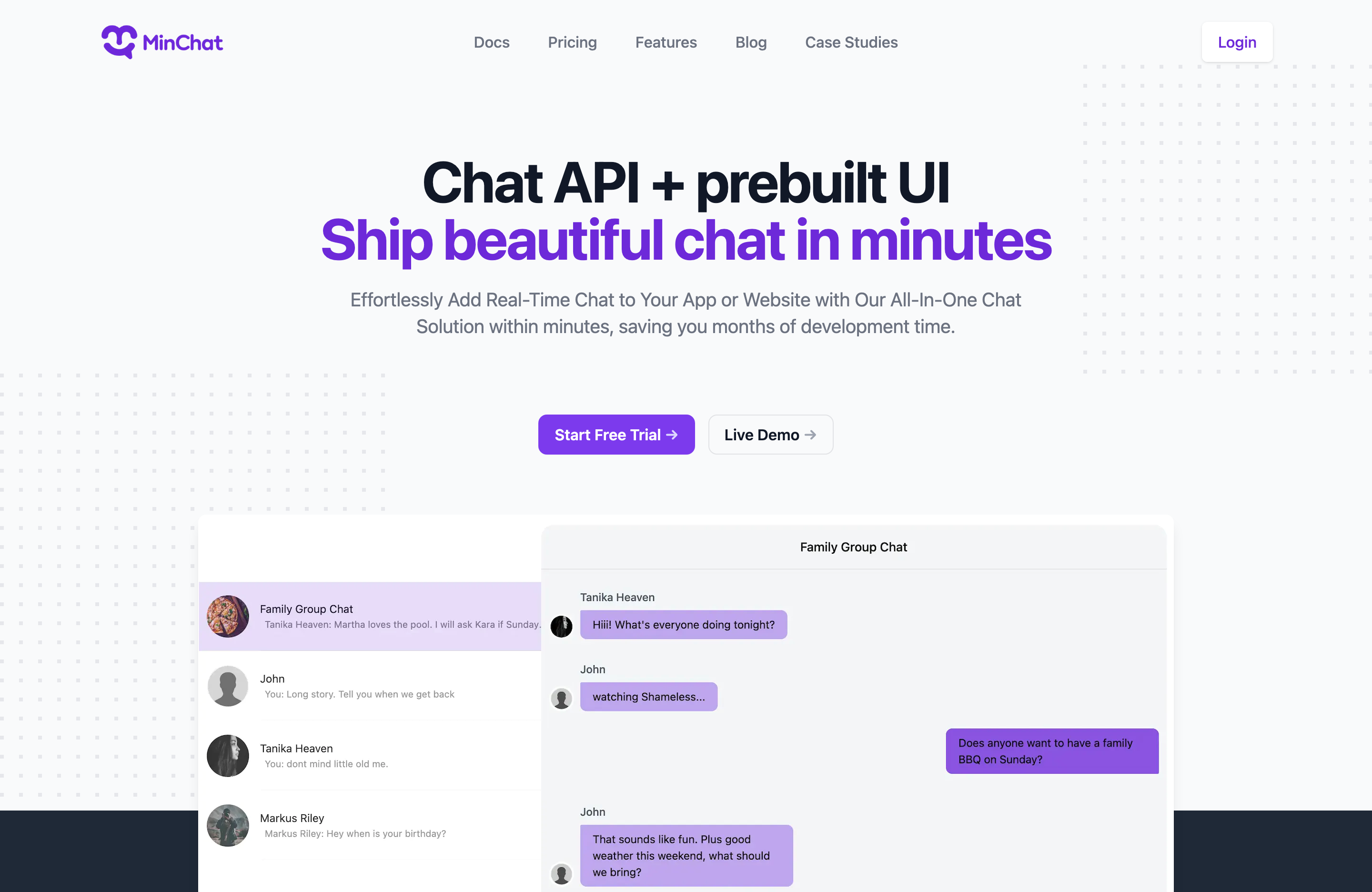 Michat Chat SDK y API media 1