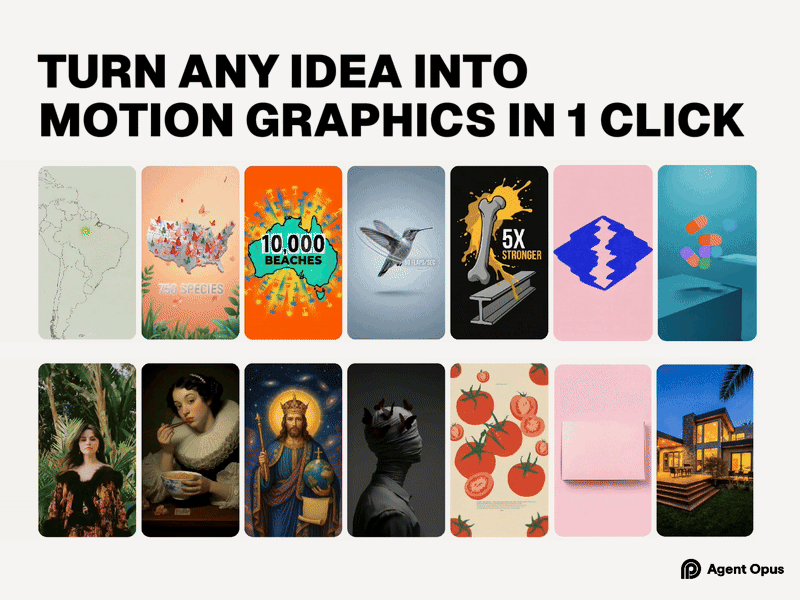 AI Motion Designer by Agent Opus