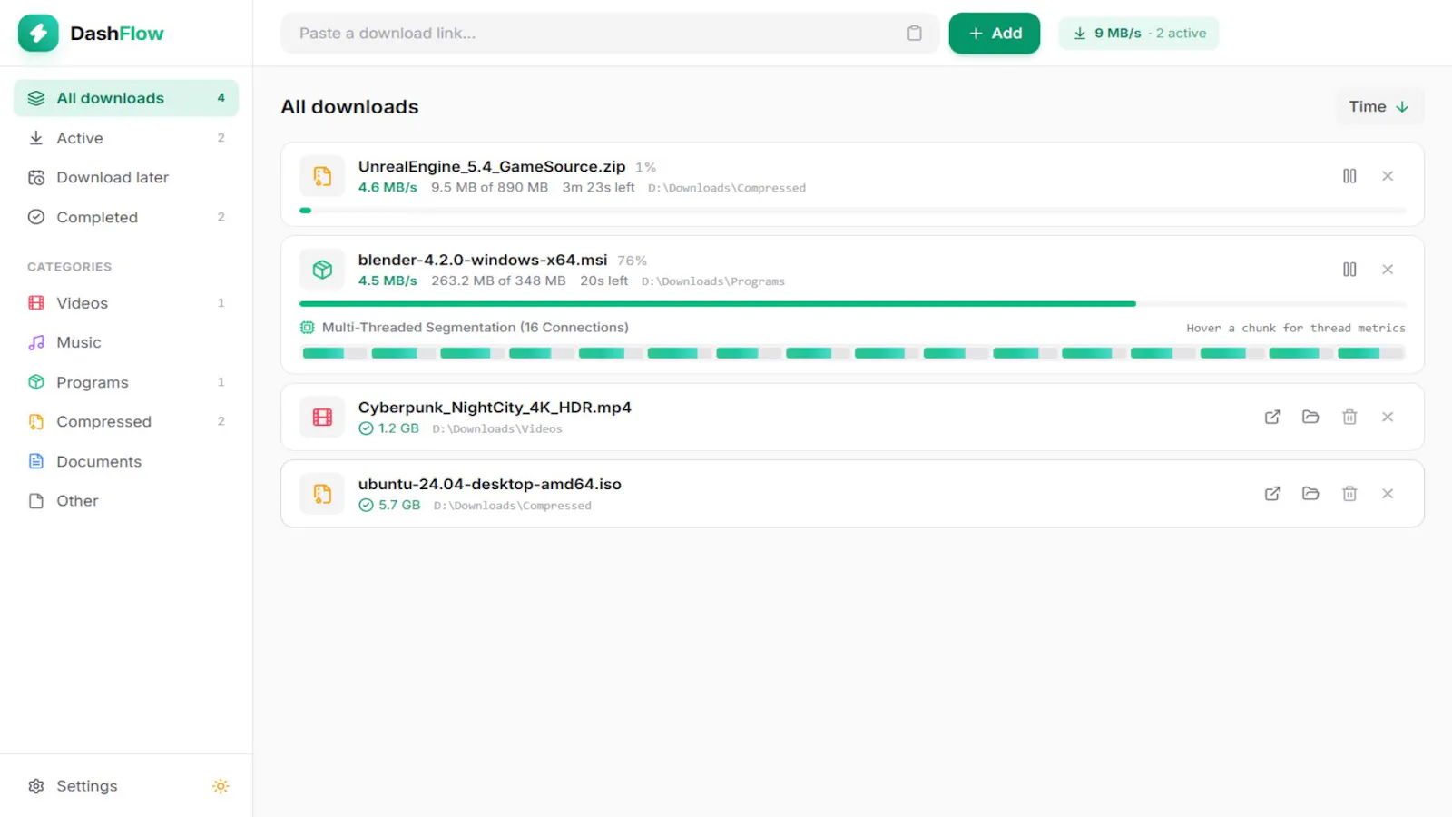 Modern and simpler IDM alternaitve screenshot 4